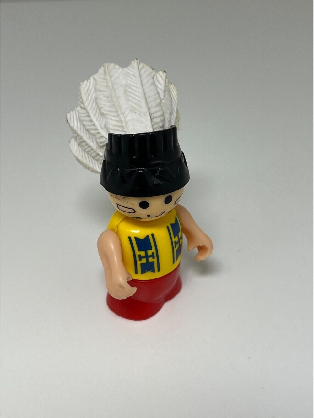 Vintage Playskool Lil Playmates Indian Chief Headdress Figure